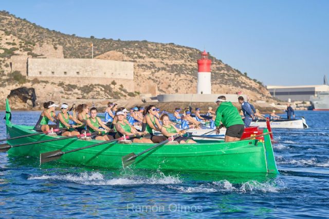 La VII Travesía a Remo Puerto de Cartagena, un éxito deportivo y solidario - 1, Foto 1