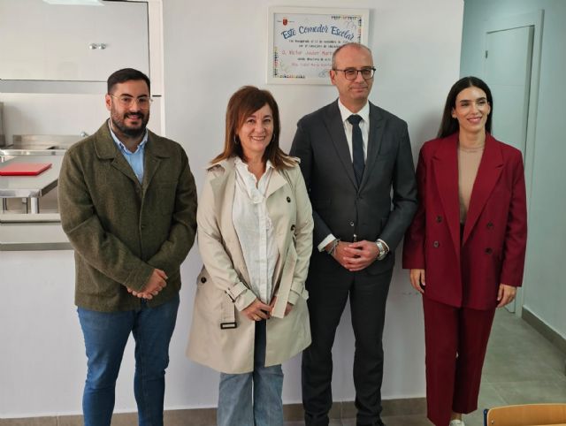 El CEIP Príncipe de España de Alhama de Murcia comienza el curso con un nuevo comedor escolar y un aula de dos años - 1, Foto 1