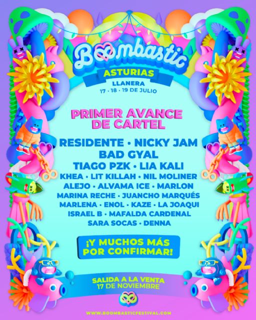 Residente, Nicky Jam, Bad Gyal, Tiago PZK o Lit Killah, entre los primeros confirmados para Boombastic 2025, que será ´el más grande de todos´ - 1, Foto 1