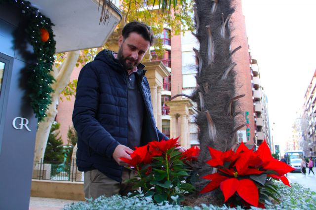 La Navidad llega a los espacios verdes de Lorca con 2.000 flores de pascua - 1, Foto 1