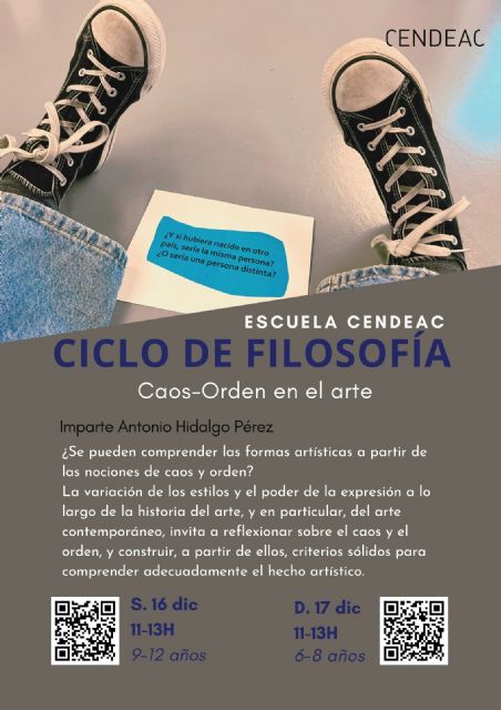 Culmina la segunda edición del ciclo 'Filosofía' de 'Escuela de Cendeac' con las sesiones sobre el caos y el orden en el arte - 1, Foto 1