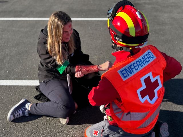 Bomberos Murcia participa en un simulacro de emergencia extrema con múltiples víctimas - 2, Foto 2