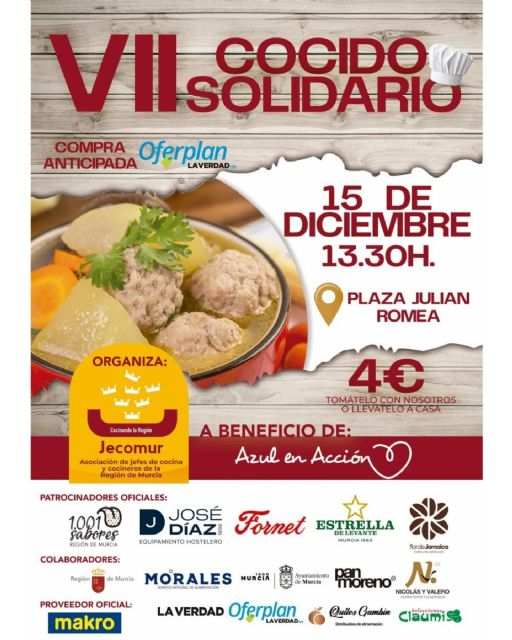 El Cocido Solidario ofrecerá más de 1.200 raciones este domingo en la Plaza Romea - 1, Foto 1