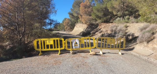 El PSOE de Lorca alerta del peligroso estado de la pista forestal de la Peñarrubia y exige a la CARM su arreglo inmediato - 4, Foto 4