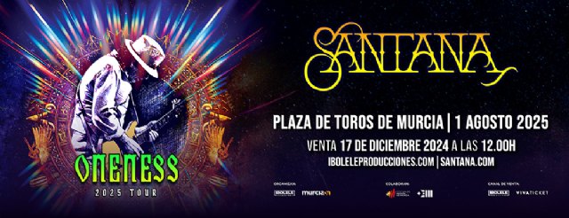 MURCIA ON presenta a: CARLOS SANTANA en la plaza de toros de Murcia, el 1 de agosto de 2025 - 1, Foto 1