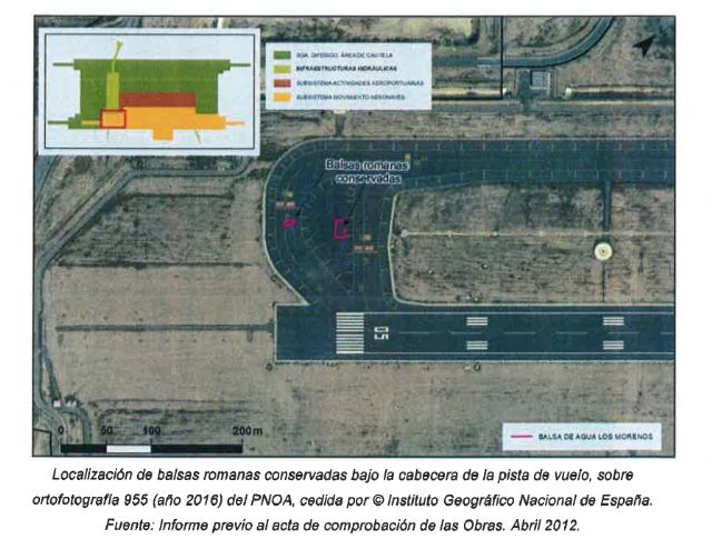 Huermur insta a Cultura a publicar los informes de las dos grandes balsas romanas enterradas bajo el aeropuerto de Corvera - 5, Foto 5