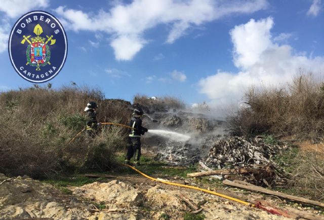 Extinguido un incendio de matorral bajo en la zona de Los Mateos - 1, Foto 1