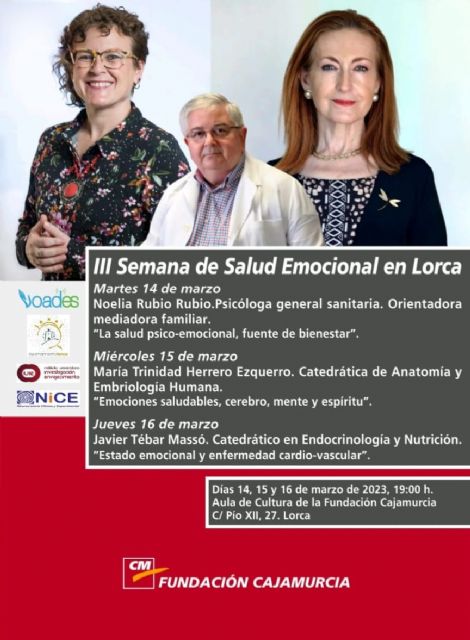 El Ayuntamiento de Lorca colabora con Voades en la celebración de la III Semana de la Salud Emocional que tendrá lugar del 14 al 16 de marzo - 2, Foto 2