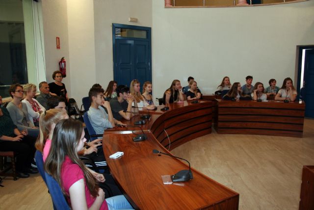 27 alumnos de la ciudad de Ås (Noruega), son recibidos por el Alcalde de Alcantarilla - 5, Foto 5