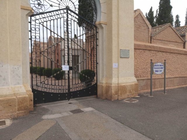 El Cementerio Municipal “Nuestra Señora del Carmen” abre mañana 14 de mayo - 1, Foto 1