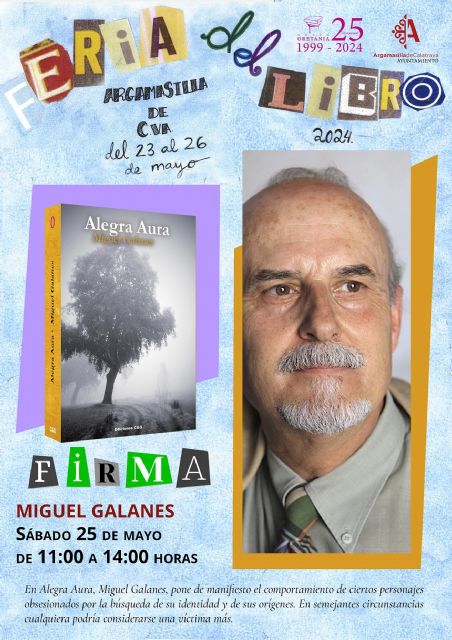 El Grupo Oretania, alerta sobre la nueva novela de Miguel Galanes, Alegra Aura: no es apta para lectores sin preparación - 2, Foto 2