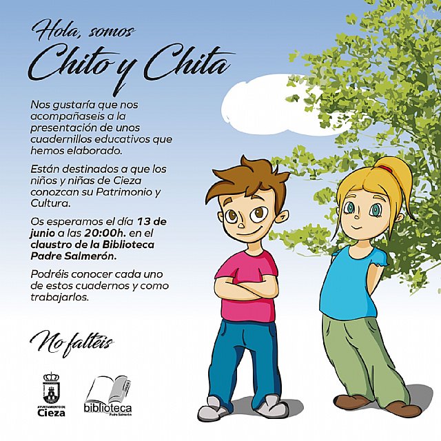 La Biblioteca Municipal acoge este martes la presentación de los cuadernillos educativos Chito y Chita - 1, Foto 1