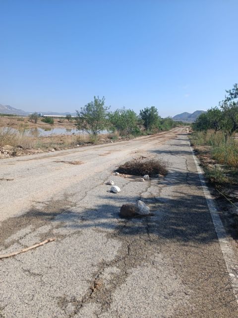 El PSOE de Lorca denuncia la falta de gestión del gobierno del Partido Popular ante las carreteras afectadas por las lluvias - 1, Foto 1