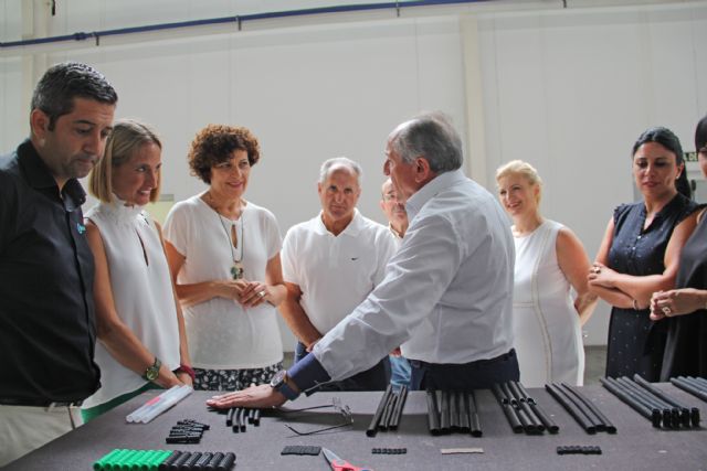 La directora general de Energía y Actividad Industrial y Minera visita en Puerto Lumbreras las instalaciones del Grupo Caudal - 1, Foto 1