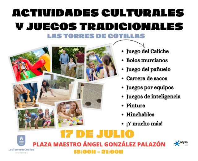 Una jornada de actividades culturales y juegos tradicionales para toda la familia en Las Torres de Cotillas - 1, Foto 1