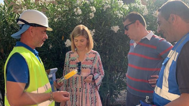 16 desempleados lorquinos realizan durante esta semana tareas de mejora en los entornos urbanos del Calvario y la Alameda Virgen de las Huertas - 3, Foto 3