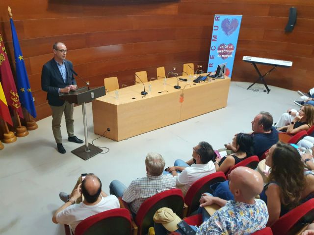 El consejero en funciones, Víctor Marín, participa en la jornada de equipos directivos organizada por Direcmur - 1, Foto 1