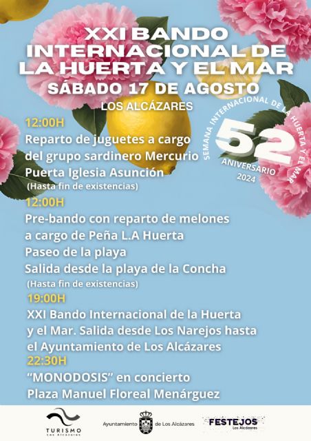 El Bando Internacional de la Huerta y el Mar regresa a Los Alcázares este sábado 17 de agosto - 2, Foto 2