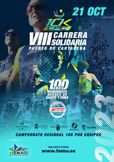 La 8° edición de la carrera 10K Puerto de Cartagena homenaje en su camiseta el centenario del monumento de Héroes de Cavite - 3, Foto 3