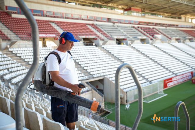 Acuerdo de colaboración entre el Real Murcia CF y el Centro Especial de Empleo Insertis - 2, Foto 2