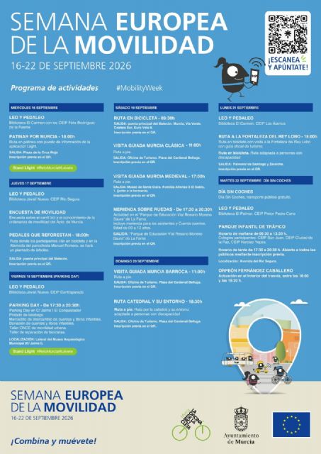 Murcia celebra la Semana Europea de la Movilidad con actividades para todas las edades Murcia celebra la Semana Europea de la Movilidad con actividades para todas las edades