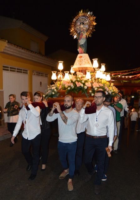 La procesión de la Virgen del Pilar clausura las fiestas en La Florida torreña - 1, Foto 1