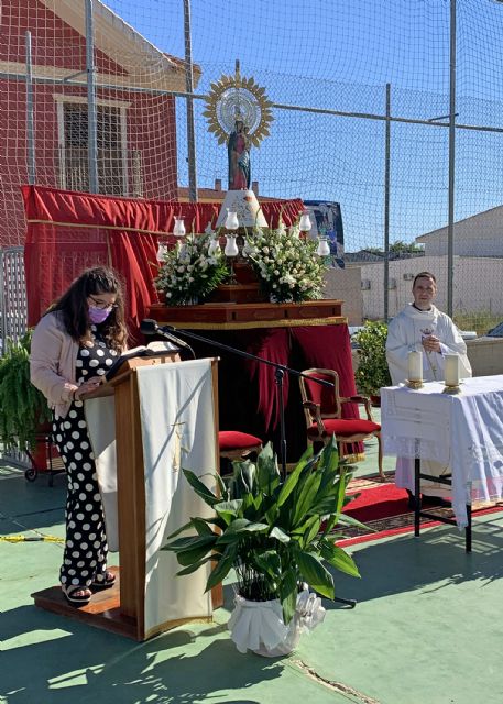 La Florida agasaja a su patrona la Virgen del Pilar con una misa huertana el día de su santo - 2, Foto 2