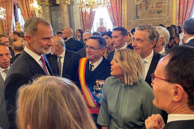 La alcaldesa de Cartagena asiste a la recepción de los Reyes en el Palacio Real por el Día de la Fiesta Nacional - 1, Foto 1