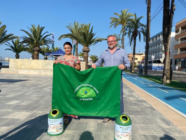 San Pedro del Pinatar consigue por primera vez la Bandera Verde que otorga Ecovidrio - 1, Foto 1