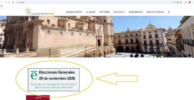 El Ayuntamiento saca a exposición pública hasta el 19 de octubre el censo electoral para los comicios generales del 29N El Ayuntamiento saca a exposición pública hasta el 19 de octubre el censo electoral para los comicios generales del 29N