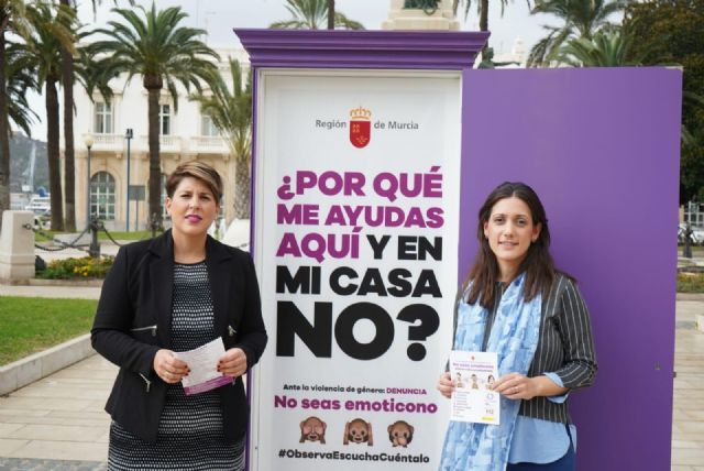 La campaña de sensibilización contra la violencia de género ´No seas emoticono. Observa, Escucha, Cuéntalo´ llega a Cartagena - 1, Foto 1