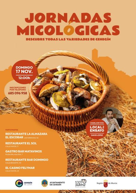 Cehegín celebra sus Jornadas Micológicas con platos exclusivos y un taller gastronómico - 1, Foto 1