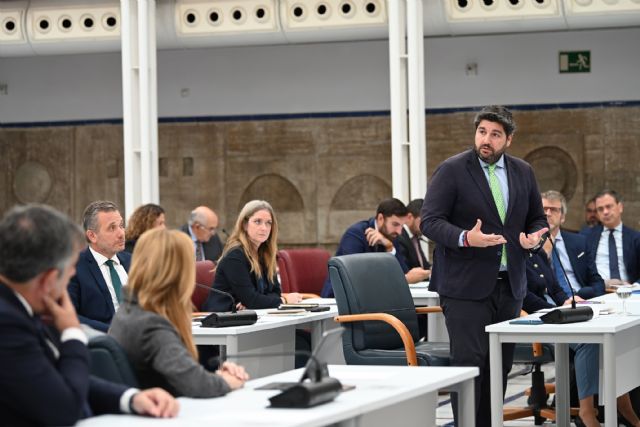 López Miras urge al Gobierno central a hacer ya infraestructuras hidráulicas para evitar el riesgo de catástrofe ante fuertes lluvias - 1, Foto 1