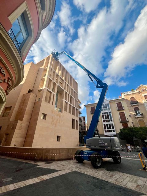 El Edificio de Moneo se somete a un chequeo en su 25 aniversario para mejorar su estética y evitar filtraciones - 1, Foto 1