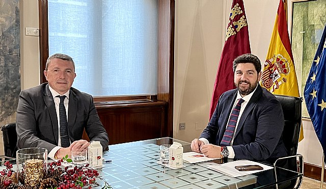 Pascual Salvador se reúne con López Miras para la negociación de los Presupuestos de la CARM 2023 - 1, Foto 1