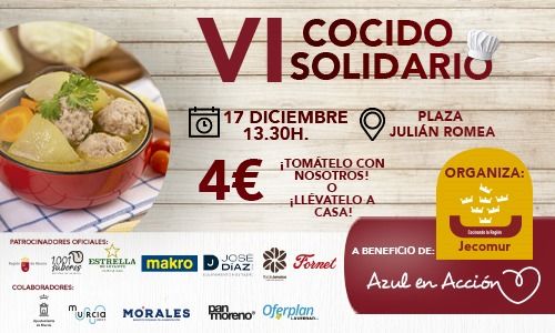 El Cocido Solidario repartirá 1.200 raciones entre los murcianos que vayan este domingo a la Plaza Romea - 1, Foto 1