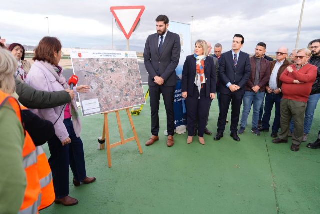 Antelo destaca el compromiso del Gobierno regional con la mejora de nuestras infraestructuras en la presentación de las obras en la carretera de La Aljorra - 1, Foto 1