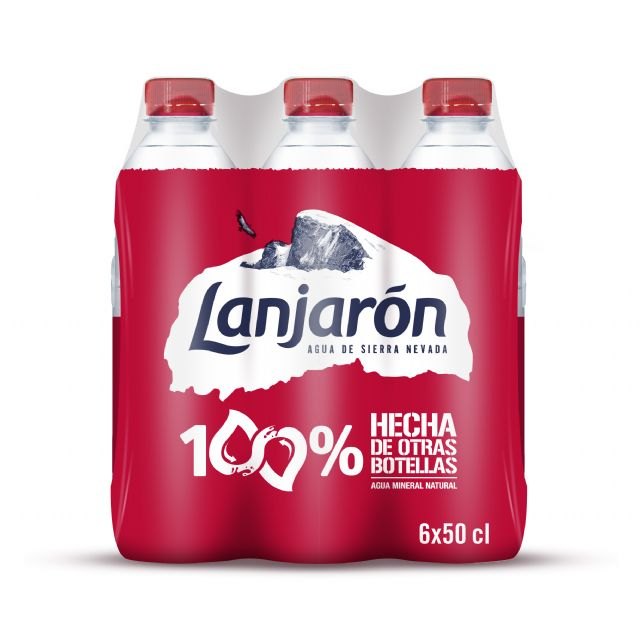 Lanjarón presenta su botella de 50cl hecha totalmente con plástico reciclado - 1, Foto 1