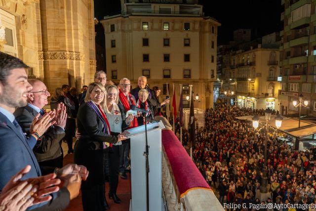 La alcaldesa Noelia Arroyo anuncia la apertura de la Basílica de la Caridad el 12 de marzo en la Llamada de la Semana Santa de Cartagena - 1, Foto 1