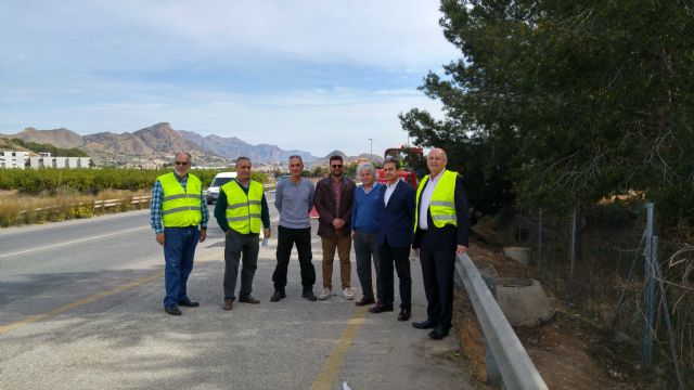 Fomento inicia una obra en la carretera que une las pedanías de la Costera Norte para mejorar la seguridad de sus urbanizaciones - 1, Foto 1