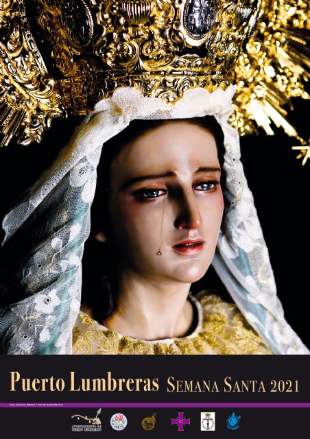 La imagen de María Santísima de la Esperanza protagoniza el cartel de la Semana Santa de Puerto Lumbreras - 3, Foto 3