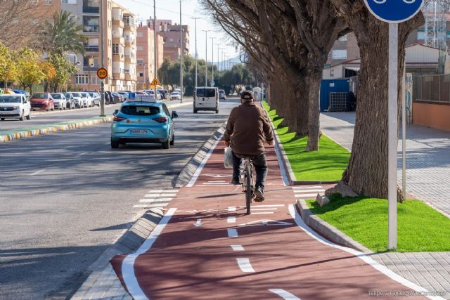 Finalizan las obras del carril bici de Ingeniero de la Cierva, que elevan a más de 45 km la red de vías para ciclistas - 1, Foto 1