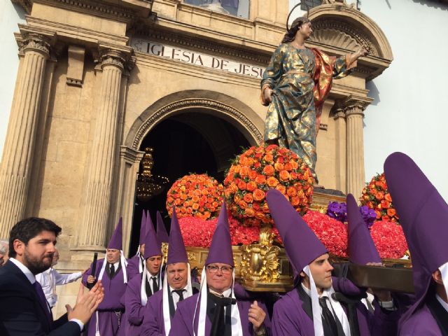 Fernando López Miras asiste a la salida de la procesión de los Salzillos - 2, Foto 2