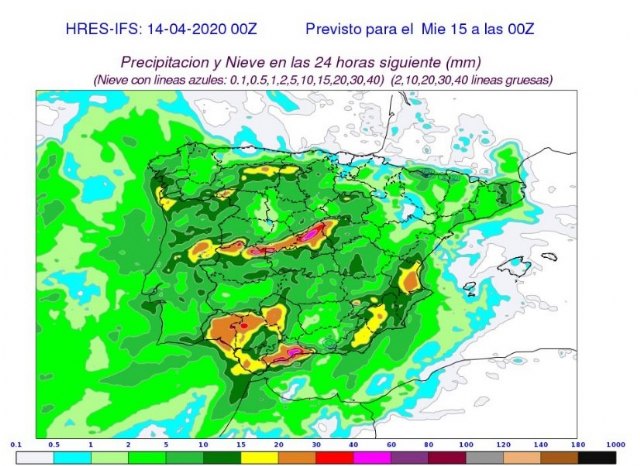 La AEMET activa el aviso amarillo por lluvias en el Valle del Guadalentín, Foto 1