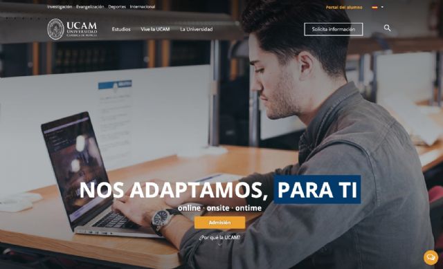 La nueva web de la UCAM pone al estudiante en el centro de la Universidad - 1, Foto 1