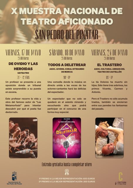 San Pedro del Pinatar apuesta por grupos amateur en la X Muestra de Teatro Aficionado - 1, Foto 1