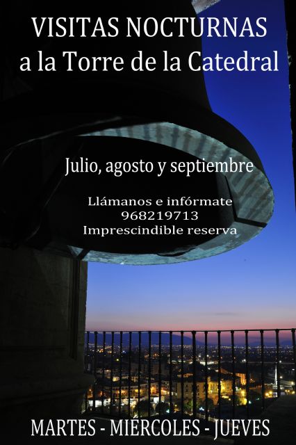 Llega el verano, regresan las Visitas Nocturnas a la Torre de la Catedral - 1, Foto 1