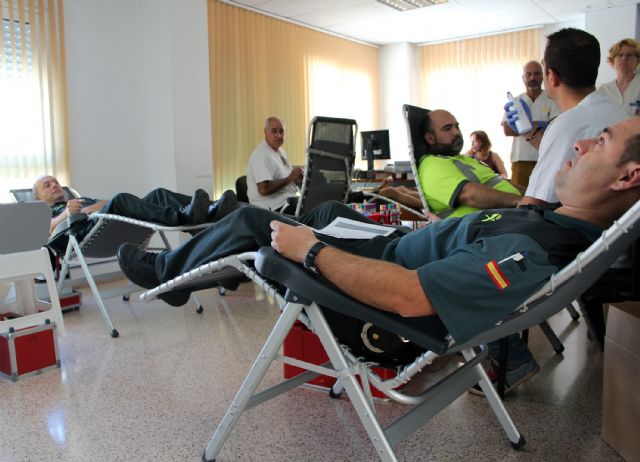 La Guardia Civil colabora altruistamente en la campaña de donación de sangre en Murcia 2016 - 3, Foto 3