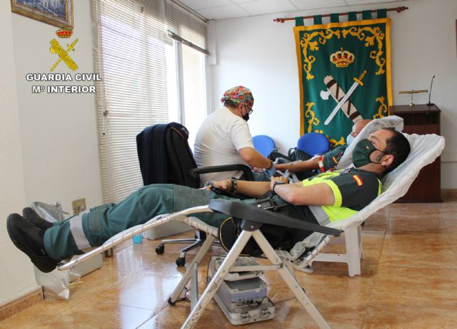 La Guardia Civil colabora altruistamente un año más en la campaña de donación de sangre en Murcia - 2, Foto 2