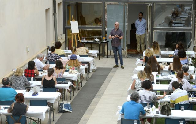 Nono García imparte un taller de acuarela en la Fundación Cajamurcia - 2, Foto 2